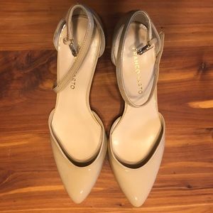 Short nude heels